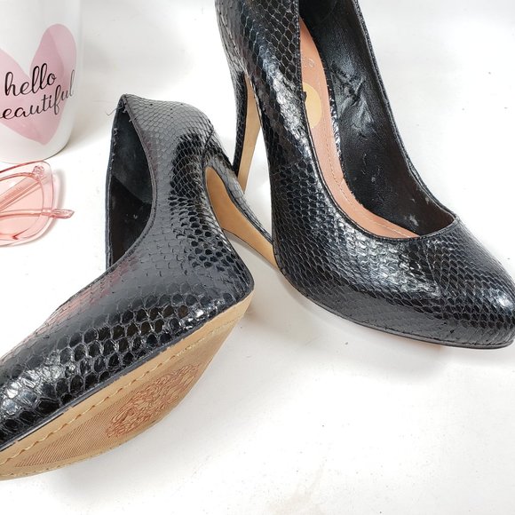 Vince Camuto Textured Platform Leather Heels, 7 - Picture 12 of 13